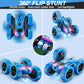 QUNREDA Remote Control Car, RC Cars Toys for Kids Ages 6-12, 4WD Stunt Car with LED Lights & 360° Flips, 2.4GHz, Upgraded USB-C Modular Batteries