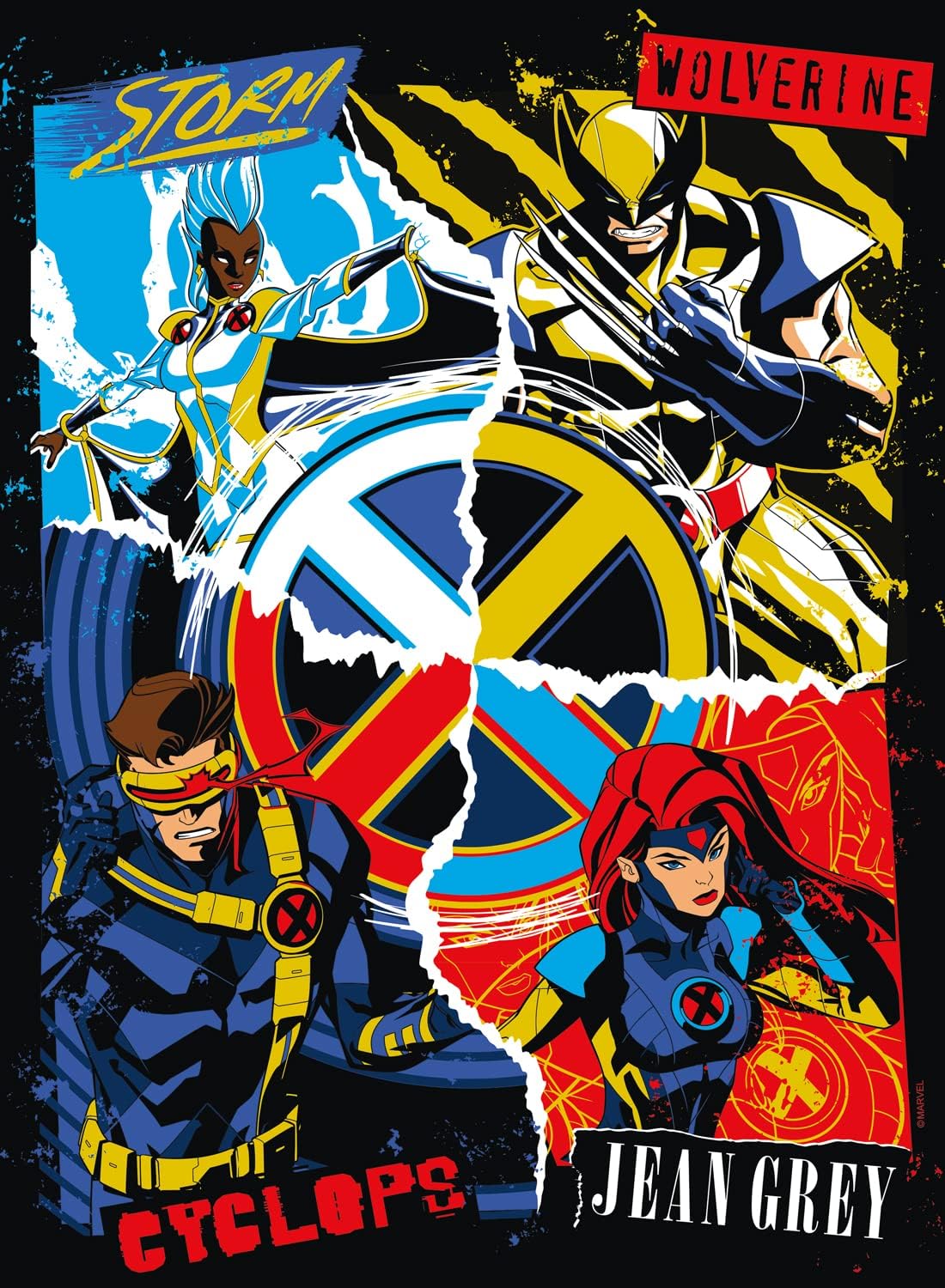 Buffalo Games - Marvel - X-Men - 100 Piece Jigsaw Puzzle for Families -Challenging Puzzle Perfect for Game Nights - Finished Size is 15.00 x 11.00