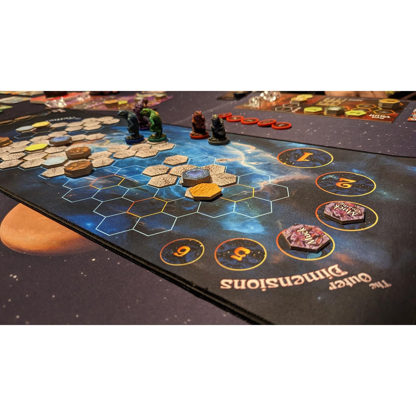 Devious Weasel Games Cosmic Frog: Find Muck Expansion - Devious Weasel Games, Adds Mental Combat, Lands & Chip System, Ages 14+, 2-6 Players