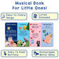 LEARNING BUGS Fun Favorite Nursery Rhymes - Sing Along with 28 Nursery Rhymes, Musical Books for Toddlers, 28-Button Music Book, Musical Toys
