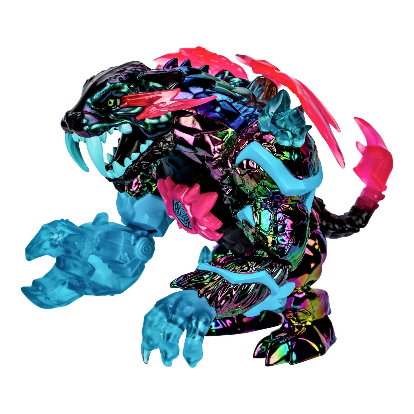 MrBeast Lab Apex Beast Neon Panther Collector Figure, Standing at 6.5 Inches/16.5cm Tall, with Extreme Detailing, Premium Packaging, 13 Points