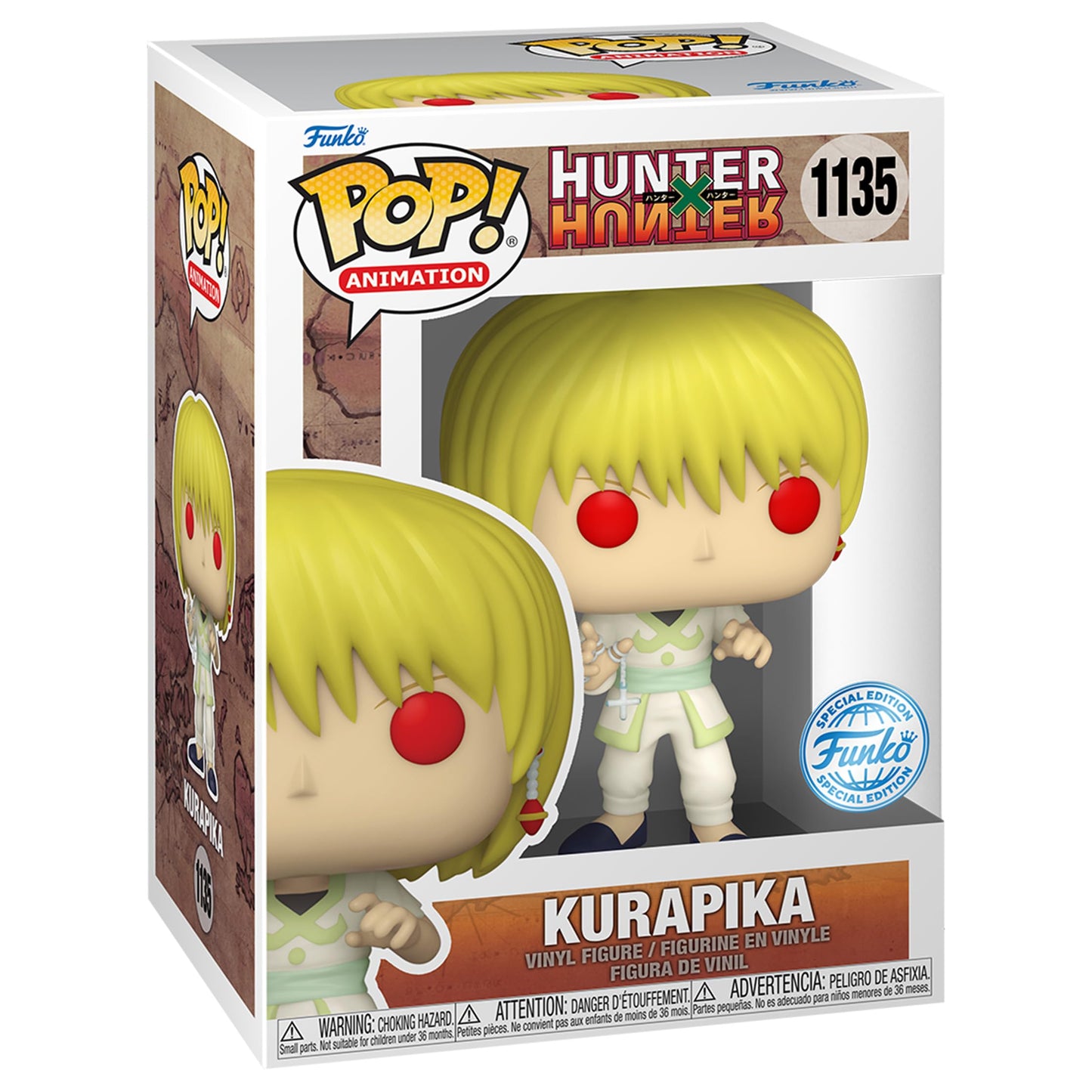 Funko Hunter x Hunter POP! Animation Kurapika Vinyl Figure #1135 [Scarlet Eyes with Chain]