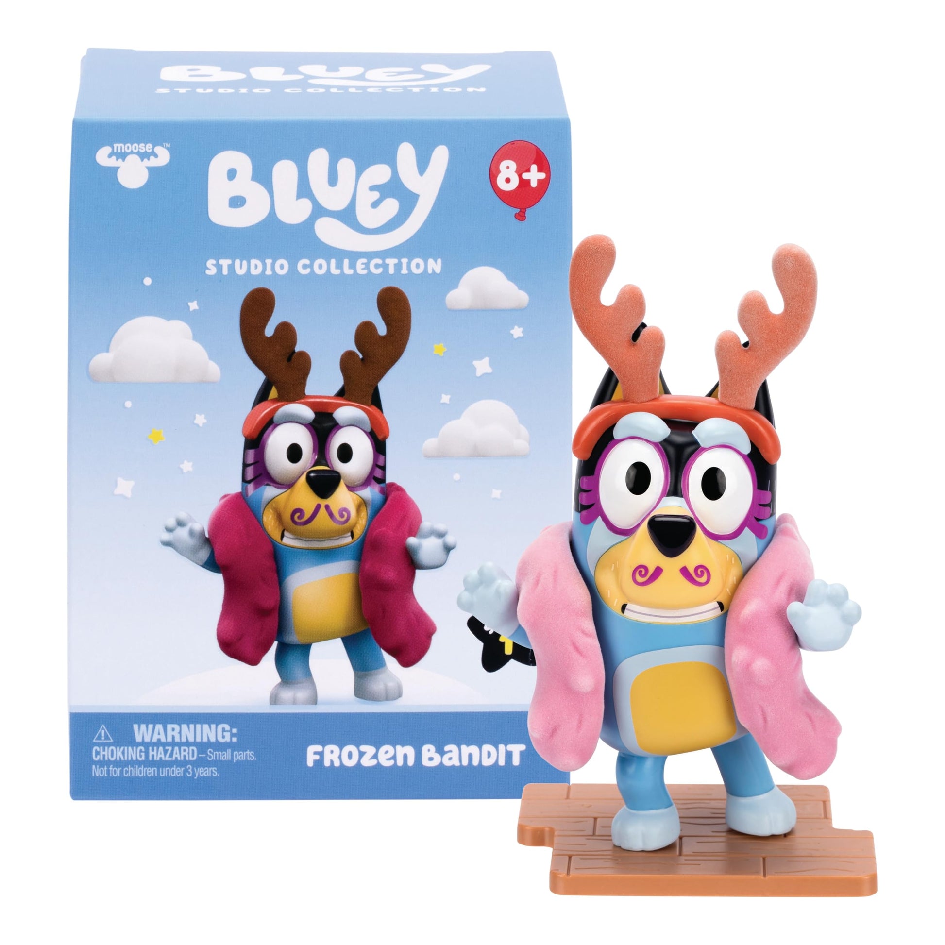 Bluey Studio Collector Figure - Frozen Bandit (6" or 15 cm), Inspired by Iconic Episode, Premium Detailing, Special Finish. 6 to Collect, Connect,