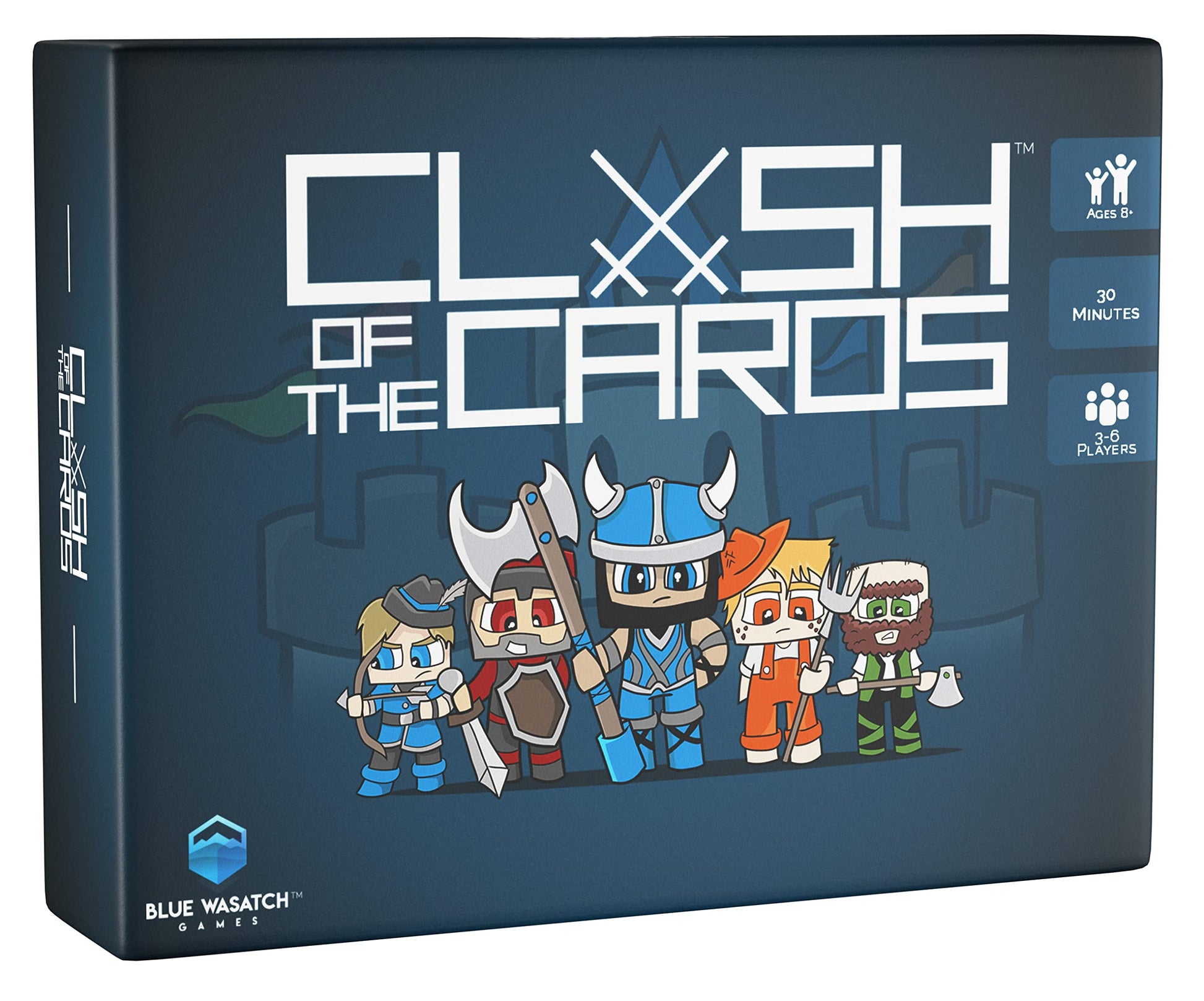 Blue Wasatch Games Clash of The Cards Card Game - Match, Collect, and Battle for Armies, Use Action Cards to Protect and Attack. Fun for Adults