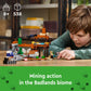 LEGO Minecraft The Badlands Mineshaft - Building Toys for Boys & Girls, Ages 8+ - Video Game Toy for Kids - W/Minecraft Minifigures - Gift