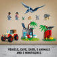 Lego Jurassic World Raptor & Titanosaurus Tracking Mission Kids Toy - Building and Learning Toy for Pretend Play - Dinosaur Action Figures for Boys &