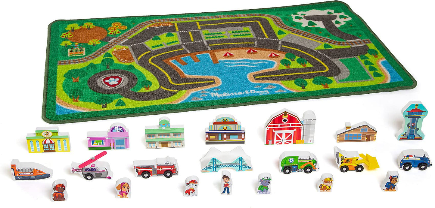 Melissa & Doug PAW Patrol Activity Rug - Adventure Bay (22 Pieces)