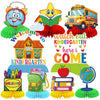 9PCS First Day of Kindergarten Decorations - Back to School Kindergarten Watch Out Kindergarten Here I Come Centerpiece Welcome to Kindergarten Table