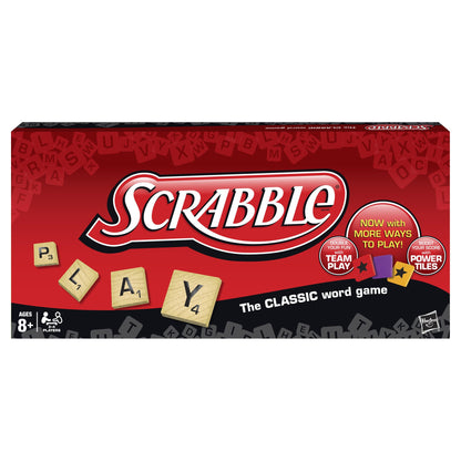 Hasbro Scrabble Crossword Game with Power Tiles