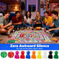 FlamingoCasa Portable Drinking Game Travel Set: Compact Foldable Board & Dice for Camping, Tailgating, Beach - On-The-Go Fun