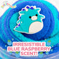 Original Squishmallows Scented Slime Jar, Blue Raspberry Tatiana the Dragon