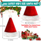 kortes 2 Pack Plush Kids Santa Hat, Unisex Christmas Hats Classic Velvet Fabric Comfort Double Line Plush Santa Hat for Kids Children Toddler New Year