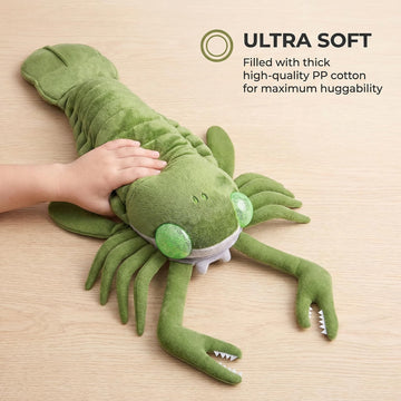 Realistic Cambrian Ancient Organism Eurypteroid Plush Toy - Simulation 16.5" Lifelike Cambrian Sea Creature Eurypteroid Stuffed Animals, Unique