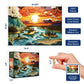 Big Sky Country (No. 18) - 1000 Piece Nature Jigsaw Puzzle for Adults | Printed in USA | Satin Low-Glare Finish | Random Ribbon Cut | Bonus Poster |