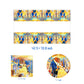 Beauty and The Beast Party Decorations(Serves 20), Princess Belle Birthday Party Tableware with Banner, Tablecloth, 20 Disposable 7" Paper Plates