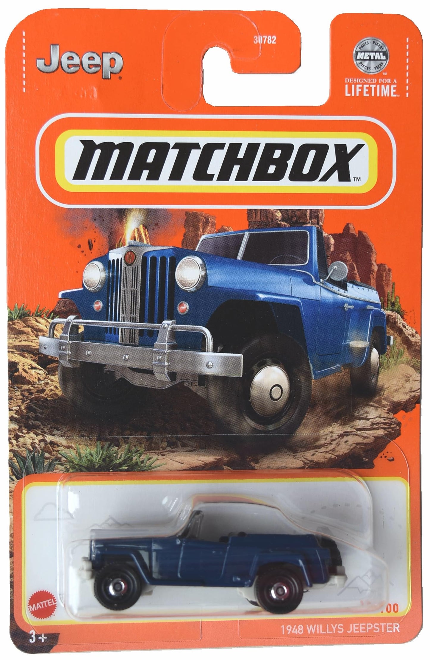 Matchbox 1948 Willys Jeepster, Blue 10/100, HVL74