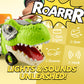 JOYIN Dinosaur Toys for Kids 2-4, Toddler Boy Toys, Dinosaur Carrier Truck with 6 Rubber Car Vehicles, Easter Birthday Gifts with Music & Lights for 2