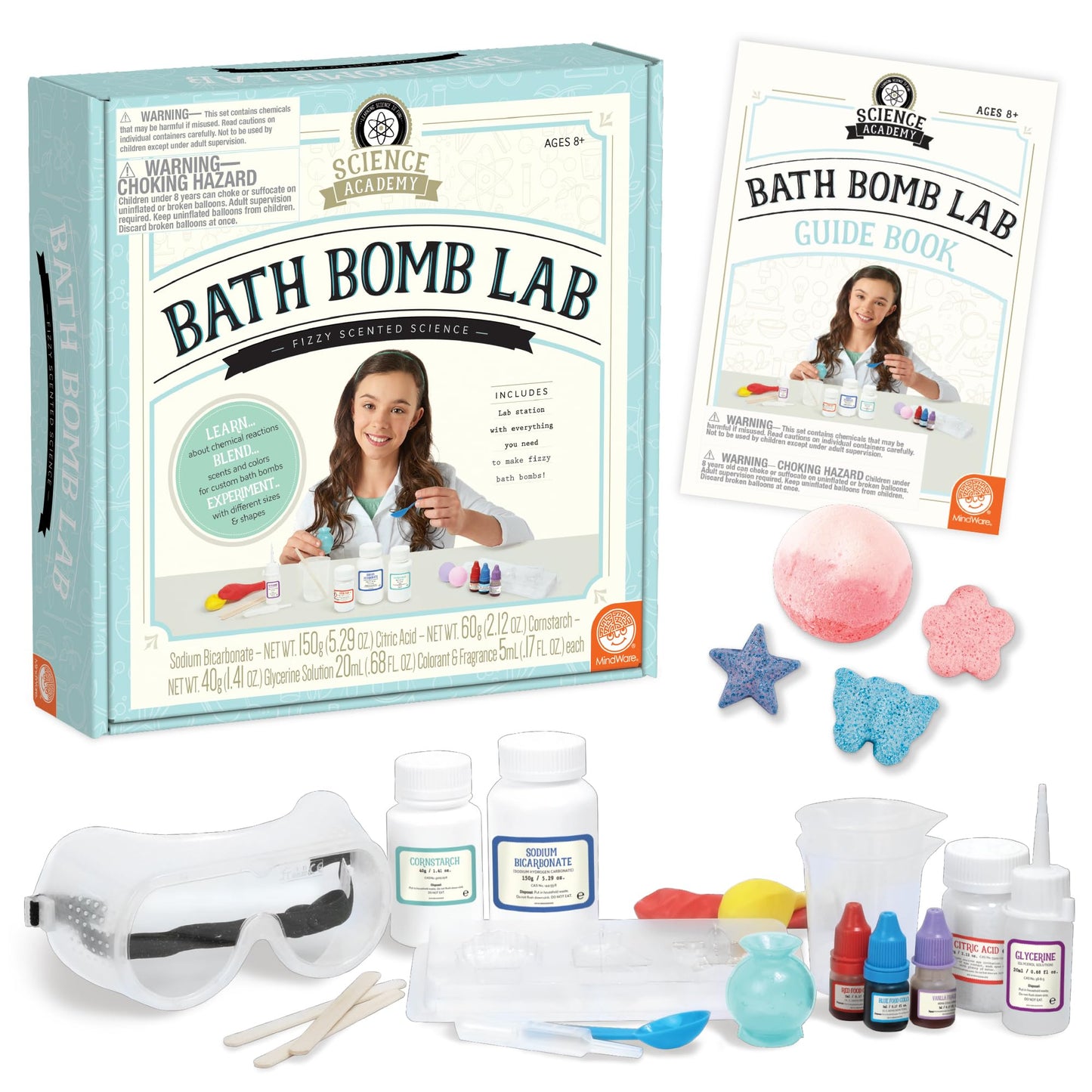 MindWare Science Academy Bath Bomb lab Kit