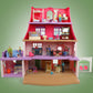 Beverly Hills Doll Collection Sweet Lil Family Friends Figures - New Addition Set of 9 Dollhouse People - Grandma, Grandpa, Mom, Dad, Sister, Brother