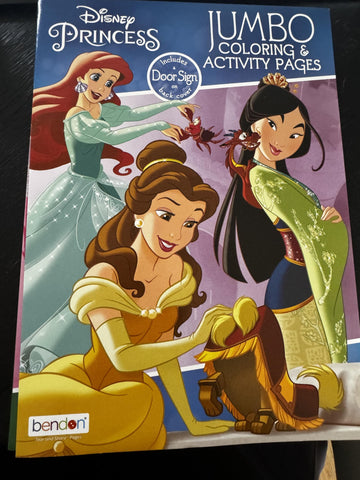 Useful Universe 2 Pk. Disney Princess Gigantic Coloring & Activity Book 48 Pages (Assorted Activity Books)
