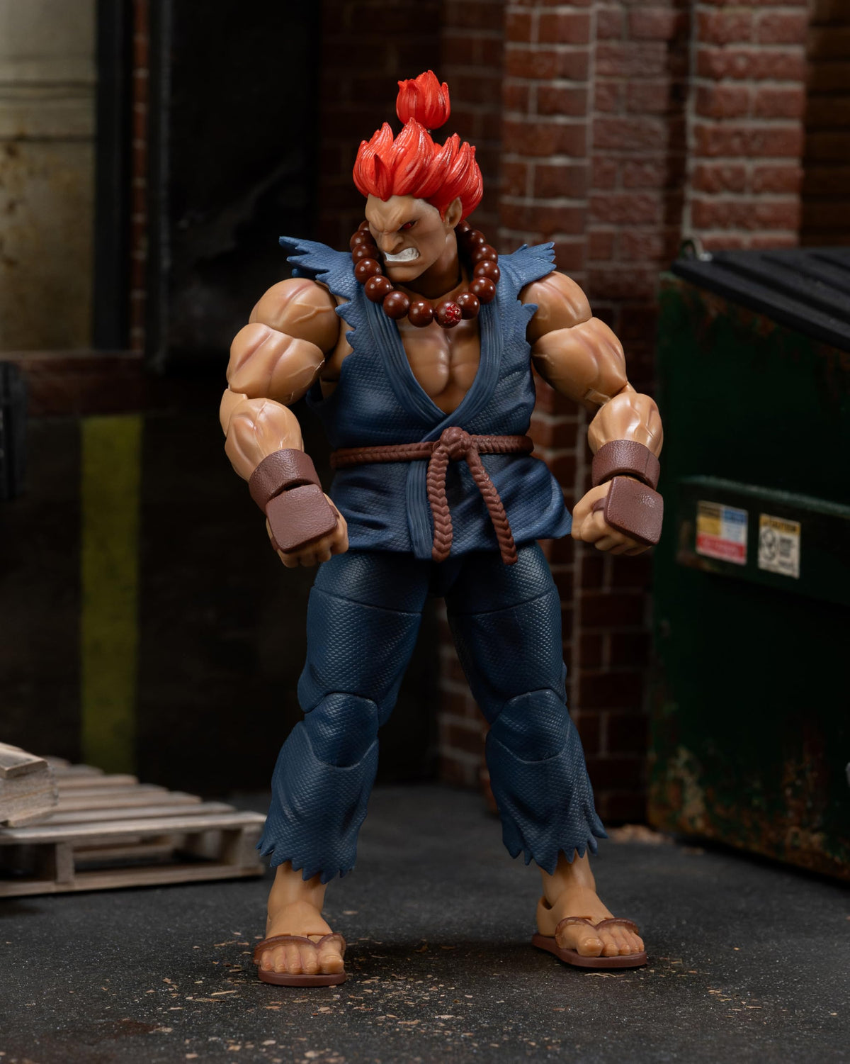 Jada Street Fighter II Akuma - 1:12 Scale Action Figure Toys - Premium Articulation & Accessories - Collector’s Display or Kids Play - Ages 13+