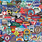 White Mountain Puzzles Ski Badges - 1000 Piece Jigsaw Puzzle