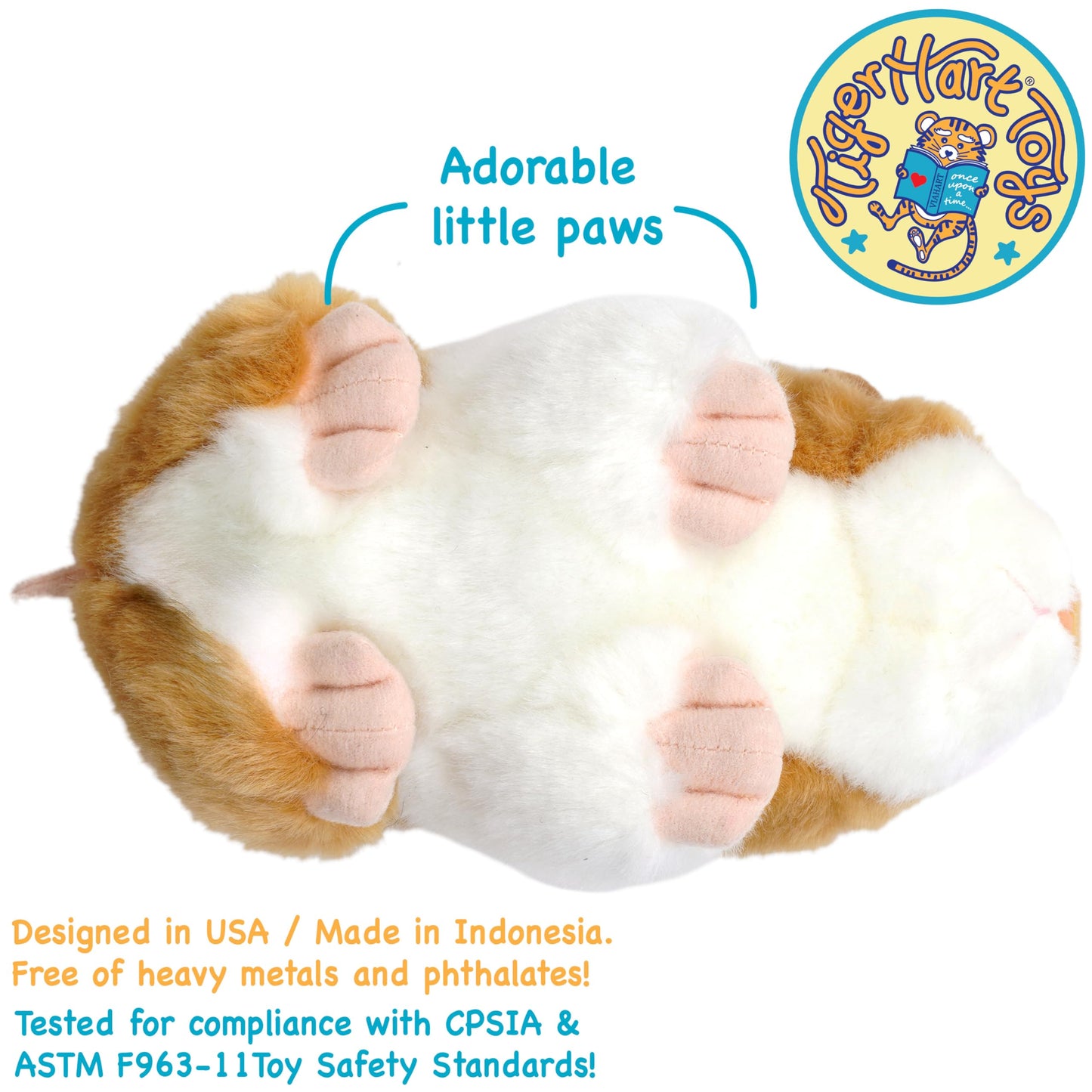 TigerHart Chippy The Hamster - 6.5 Inch Stuffed Animal Plush