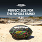 Wave Runner Grip It Waterproof Junior Size Football, 9.25 Size, Durable & Double Laced, Perfect for Beach Accessories, Kids Games, Pool Toys, Outdoor
