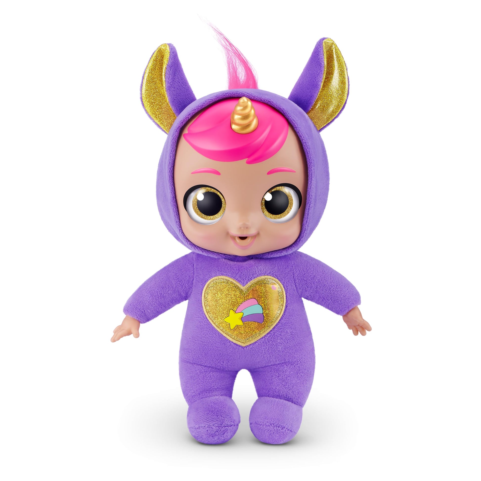 Babycorns Interactive Baby Doll Series 1 Large (Unicorn) by ZURU with Lights and Sounds, Magical Babydolls, Surprise, Unboxing, Girls, Dolls, Story