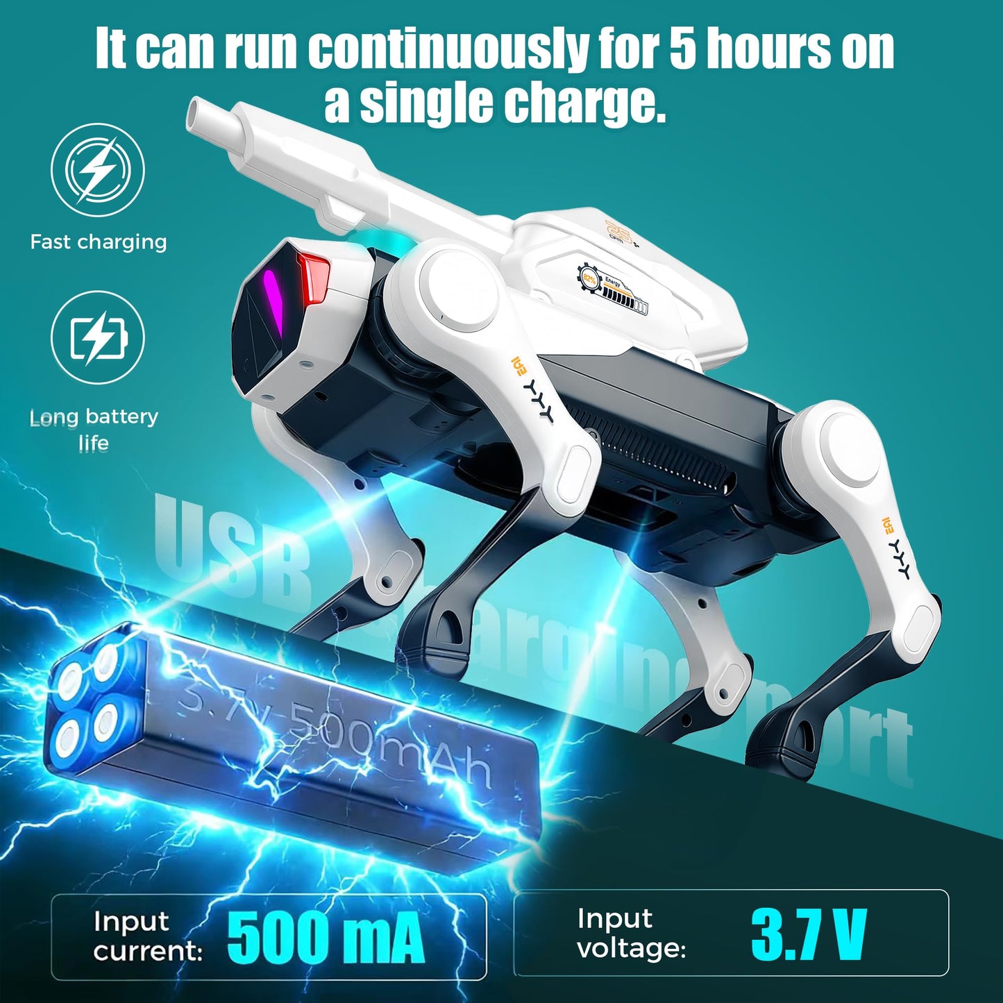 Robot Dog | Interactive Pet Smart Toy with Fun & Clear Voice, Tons of Cool Moves | App & Remote Control, Bionic Walking | Funny Gift for Kids Ages