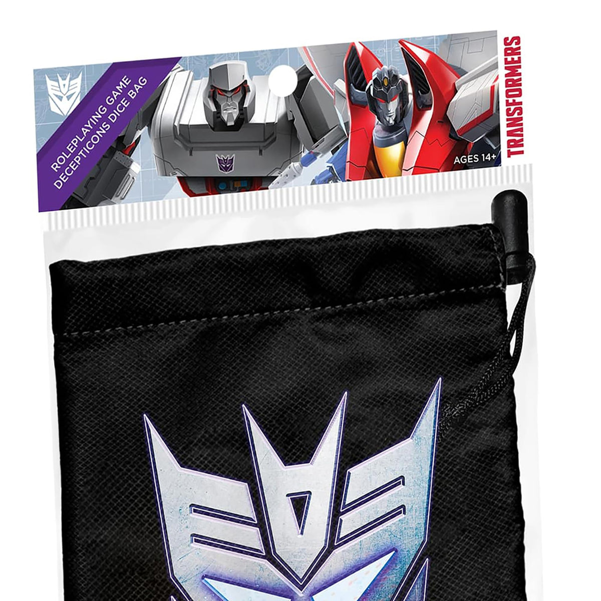 Renegade Game Studios Transformers Decepticon Dice Bag - RPG Drawstring