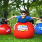 Wicked Mega Bounce XL - The World's Bounciest Inflatable Ball! Extra Large Bounce Ball for All Terrain Bounceability! Super Grip Graphics Outdoor