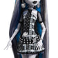 Monster High Reel Drama Doll, Frankie Stein in Black and White, Collectible Reproduction with Doll-Size and Life-Size Posters, Horror Flick Theme