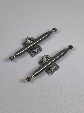 LEEFAI Pro Fingerboard Trucks 29/32/34/36mm G4 -Raw Metal Color-Inverted Kingpin with Hardware (29mm)