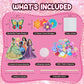 Poke Art Princess Kit Gift 10 Pcs Set,Crafts For Kids Ages 4-8, Diy Craft Kits With & Arts And Crafts For Kids.4, 5, 6, 7, 8, 9,10 Christmas