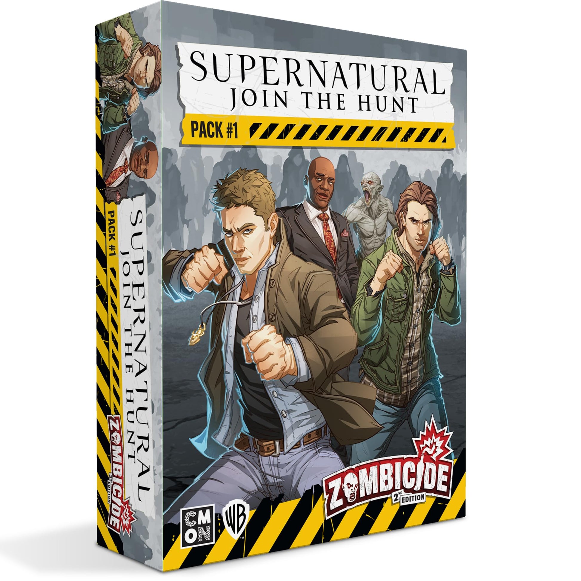 Zombicide Supernatural Character Pack #1 - Sam, Dean, Alpha Vampire, Wendigo - Unleash Hellish Action! Cooperative Strategy Board Game for Ages 14+