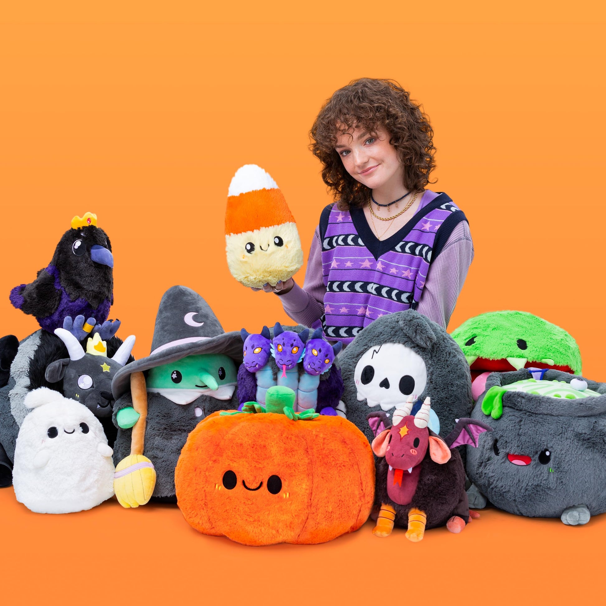 Squishable - Mini Pastel Demon - Spooky Collection - 10 in - Soft Toy Collectible Stuffed Animal