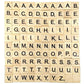 Sunnyglade 1000PCS Wood Letter Tiles/Wooden Scrabble Tiles A-Z Capital Letters for Crafts, Pendants, Spelling (1000PCS)