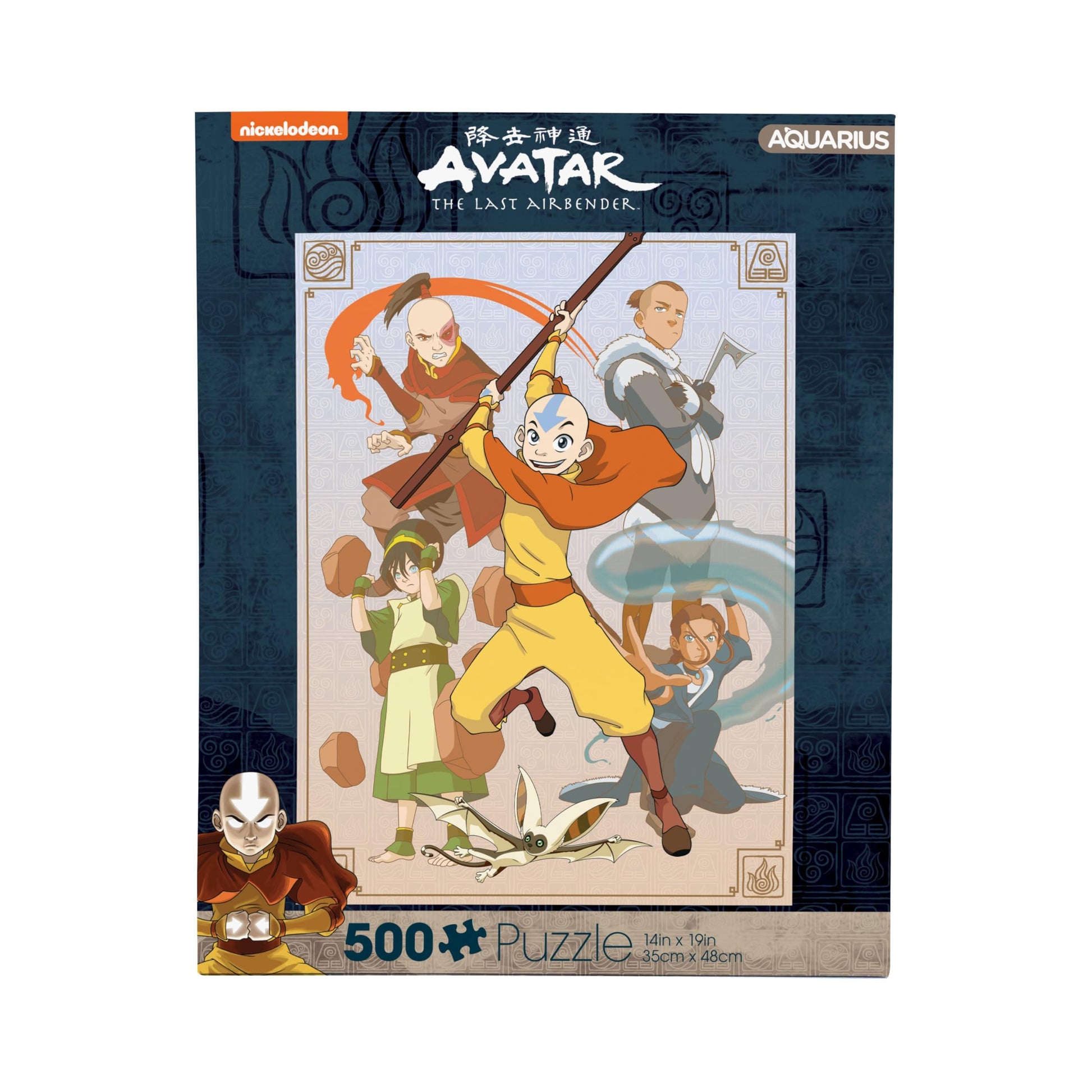 AQUARIUS Avatar Cast (500 Piece Jigsaw Puzzle) - Glare Free - Precision Fit - Officially Licensed Avatar The Last Airbender Merchandise & Collectibles