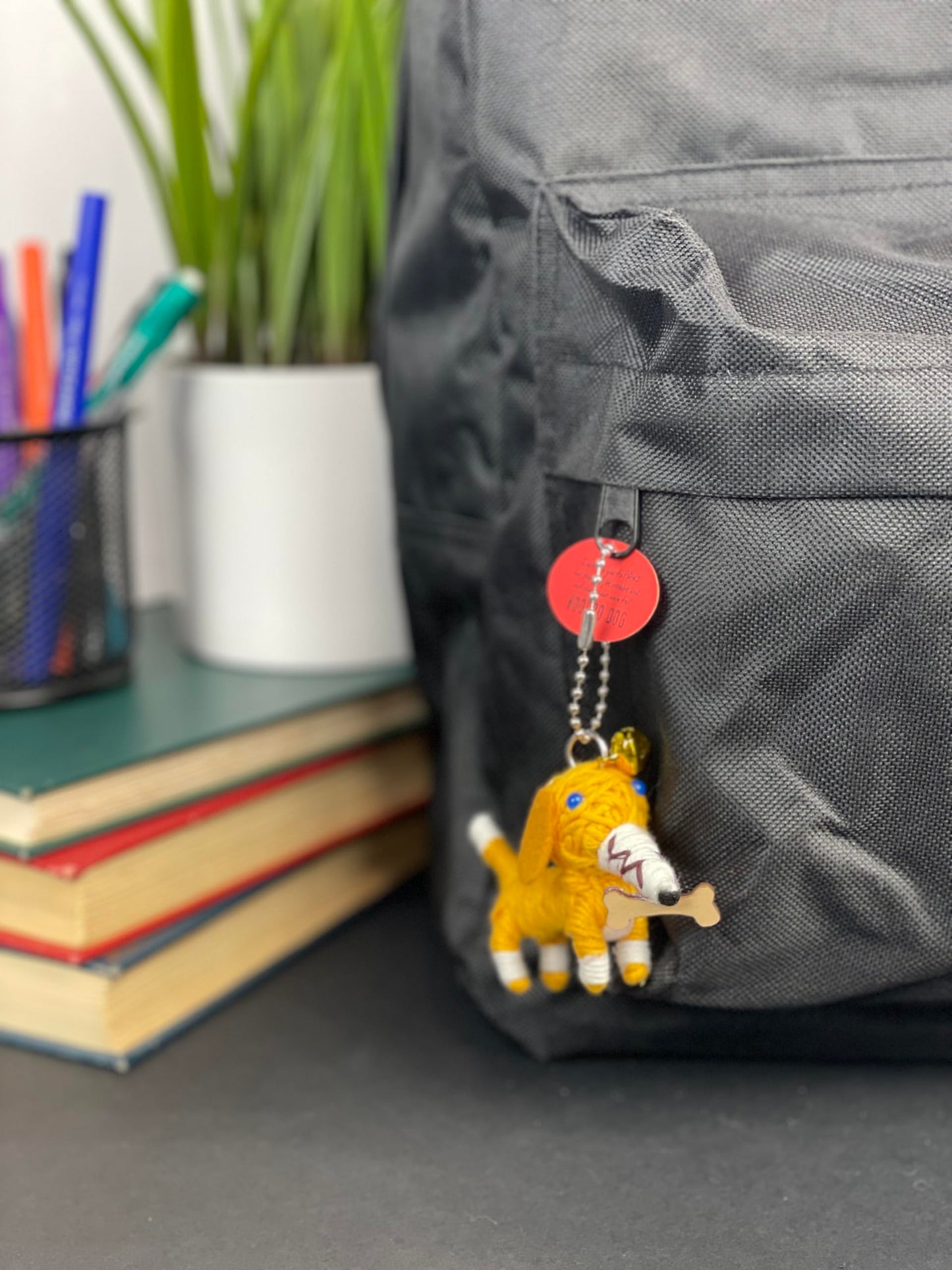 Watchover Voodoo 3-Inch Voodoo Dog Keychain - Handcrafted Gift to Bring Good Luck and Positivity Everywhere You Go