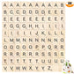 PINOWU 200pcs Wooden Letter Tiles for Scrabble Crossword Game Wood Scrabble Letters Replacement for DIY Craft Gift Decoration Scrapbooking and Making