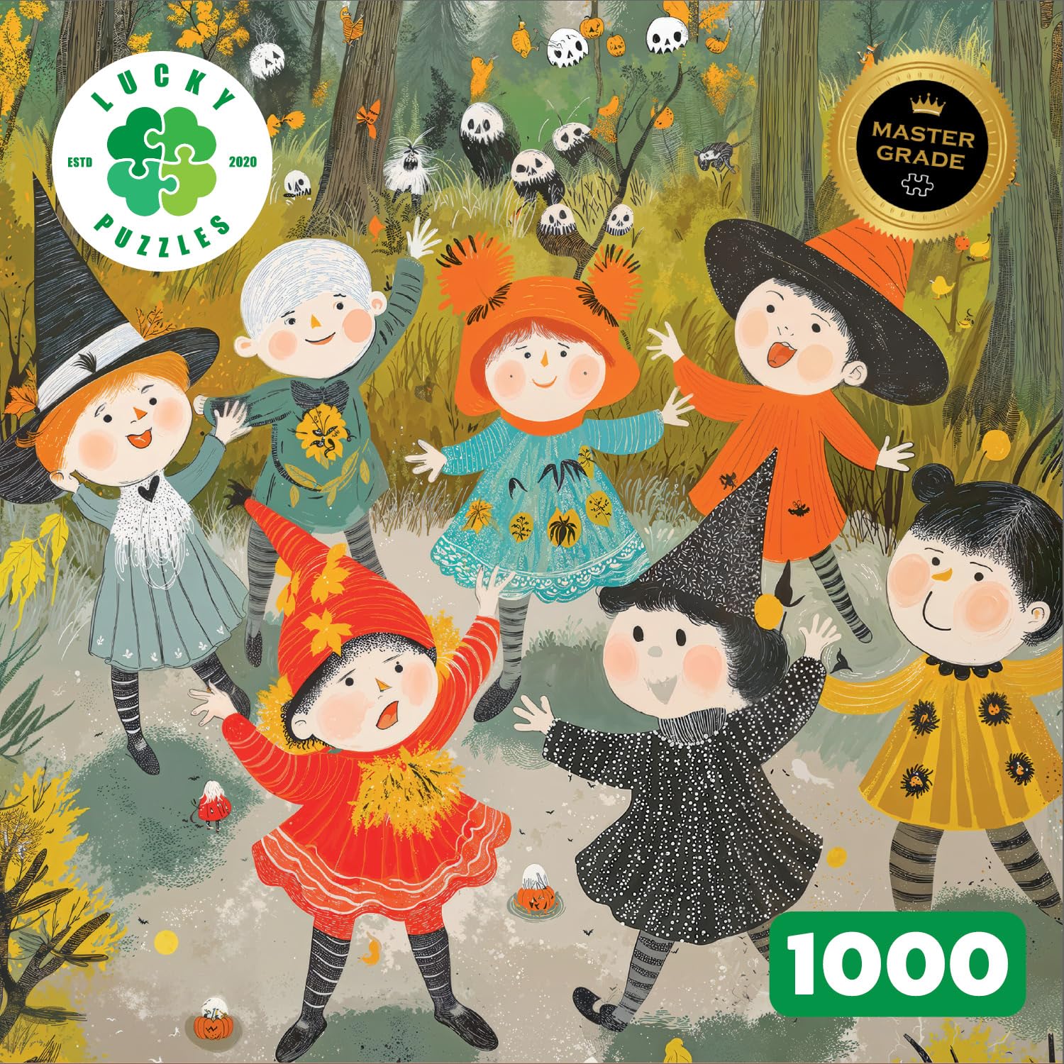Lucky Puzzles | Jigsaw Puzzles for Adults | The Mystical Halloween Ball