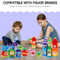 Liberty Imports Big Building Blocks 166 Pieces with Storage Organizer Box, Large Bricks Set Educational Learning Classic Construction Toy Set