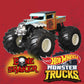 Hot Wheels Monster Trucks 1:24 Scale Bone Shaker Vehicle, Collectible Die-Cast Metal Toy Trucks with Giant Wheels & Stylized Chassis, Gift for Kids