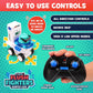 Force1 Flush Fighters Bumper Cars 2pk Mini Remote Control Cars for Kids - Fighting Toilet RC Car with LED Lights, Ejecting Figures, Sound Effects, 2
