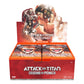 UniVersus: Attack on Titan: Origins of Power - Booster Display - Includes 24 Booster Packs (11 Cards Ea), Deck-Building Card Game, Randomly Assorted