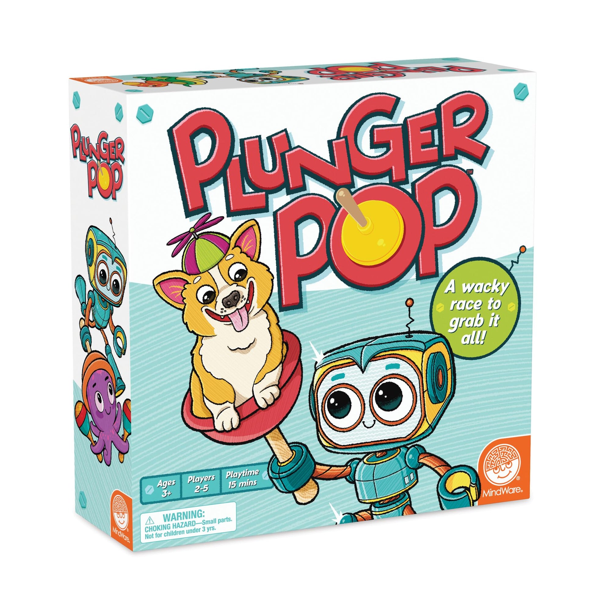 MindWare Matching Card Game for Toddlers 3+ 2-5 Players, Interactive Early Learning Games for Boys and Girls, Funny, Easy to Learn, Fast Pace Play