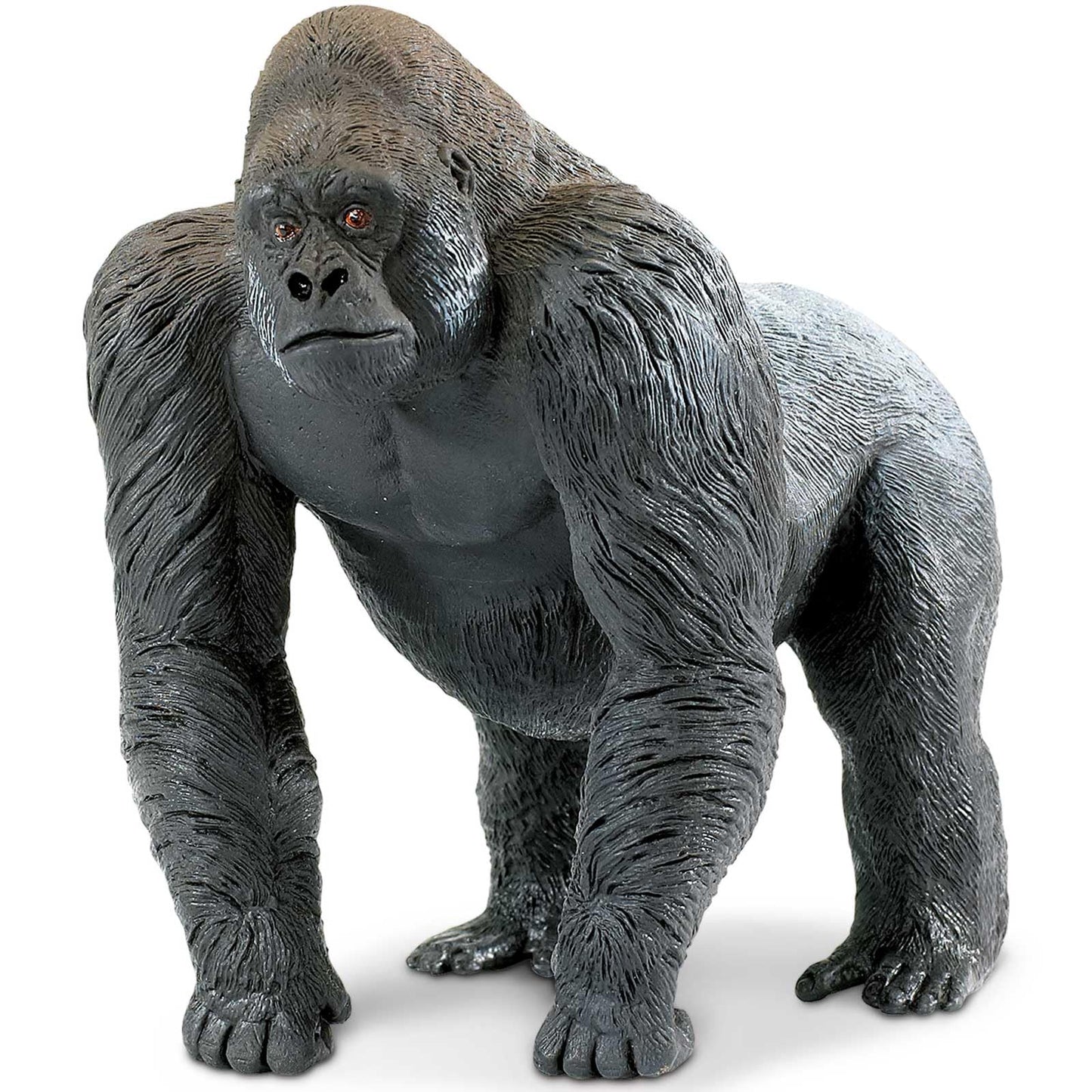 Safari Ltd. Silverback Gorilla Figurine - Realistic 6.25" Figure - Educational Toy for Boys, Girls, and Kids Ages 1+