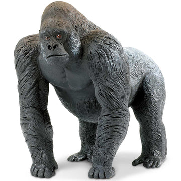 Safari Ltd. Silverback Gorilla Figurine - Realistic 6.25" Figure - Educational Toy for Boys, Girls, and Kids Ages 1+