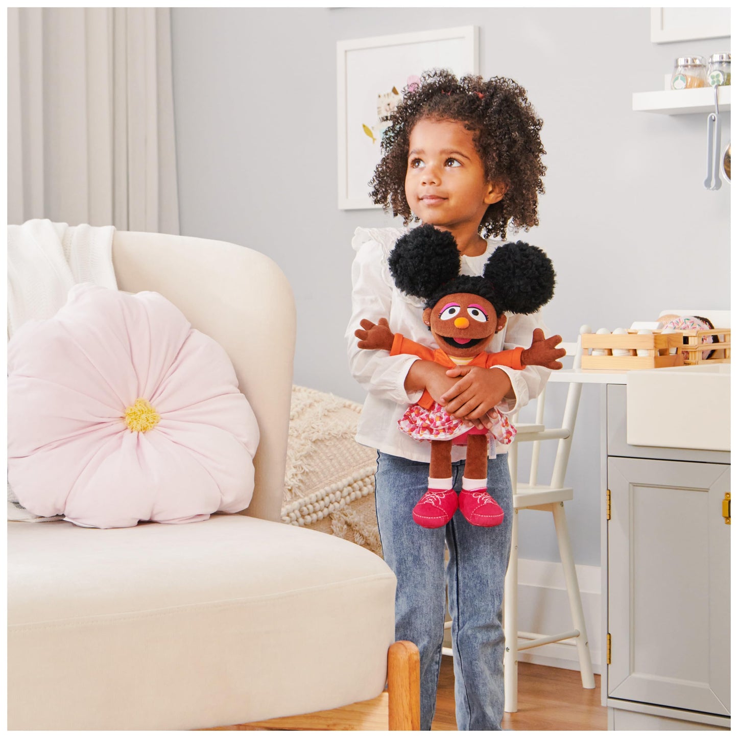 GUND Sesame Street Gabrielle 13-Inch Muppet Plush Toy for Ages 1+